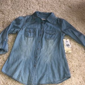 NEW button down chambray shirt